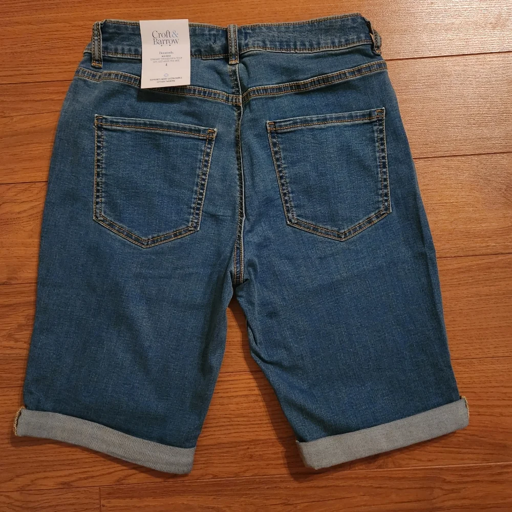 NEW Bermuda Shorts Croft & Barrow Classic Stretch - Size 6 - Picture 3 of 9